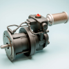 Vane motor with brake and valve